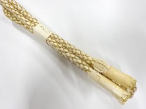 未使用品　正絹　撚り房　手組帯締め